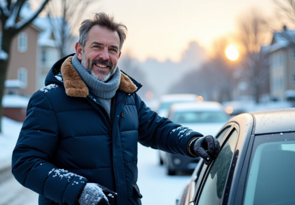 Protéger son pare-brise l'hiver : gain de temps et bénéfices réels